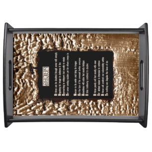 Faces of Sin Serving Tray