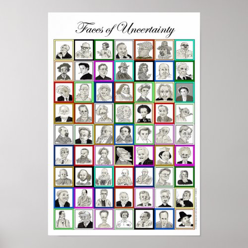 Faces of Uncertainty Poster