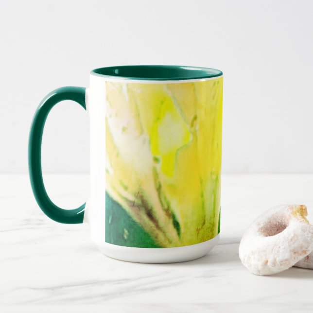 Faces on a Combo Mug (With Donut)