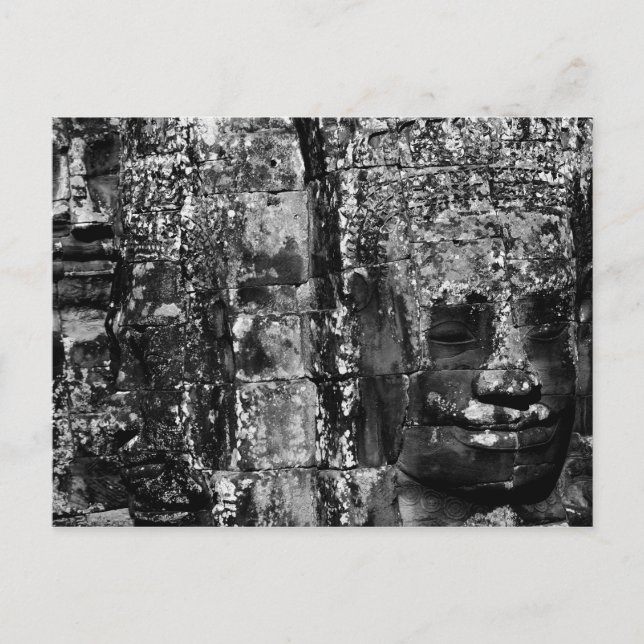 Faces on the Bayon (postcard) Postcard (Front)