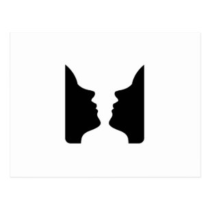 Face Illusion Postcards No Minimum Quantity Zazzle