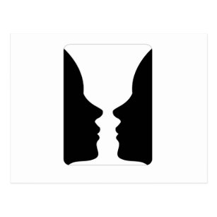 Face Illusion Postcards No Minimum Quantity Zazzle