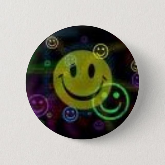 faces pinback button (Front)