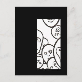 Faces Postcard