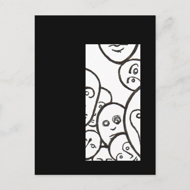 Faces Postcard (Front)