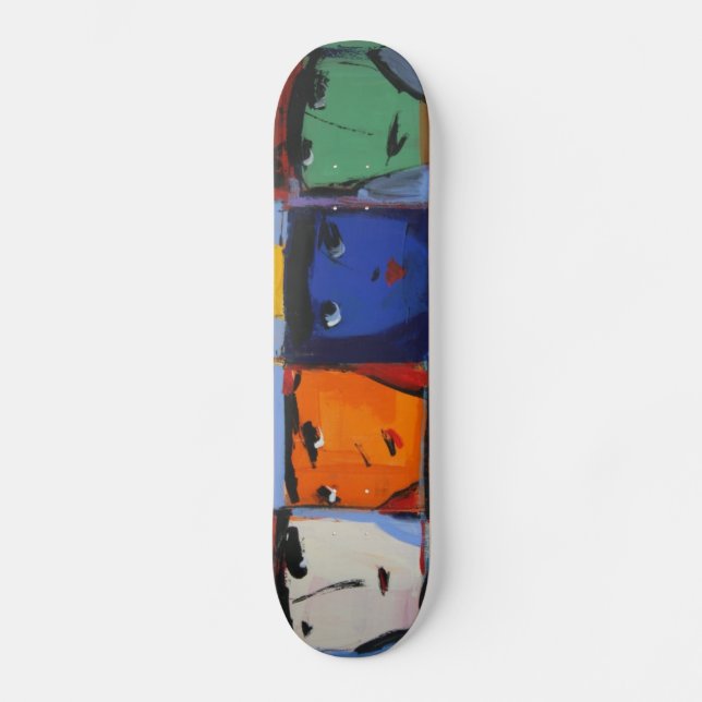Faces Skateboard Deck (Front)