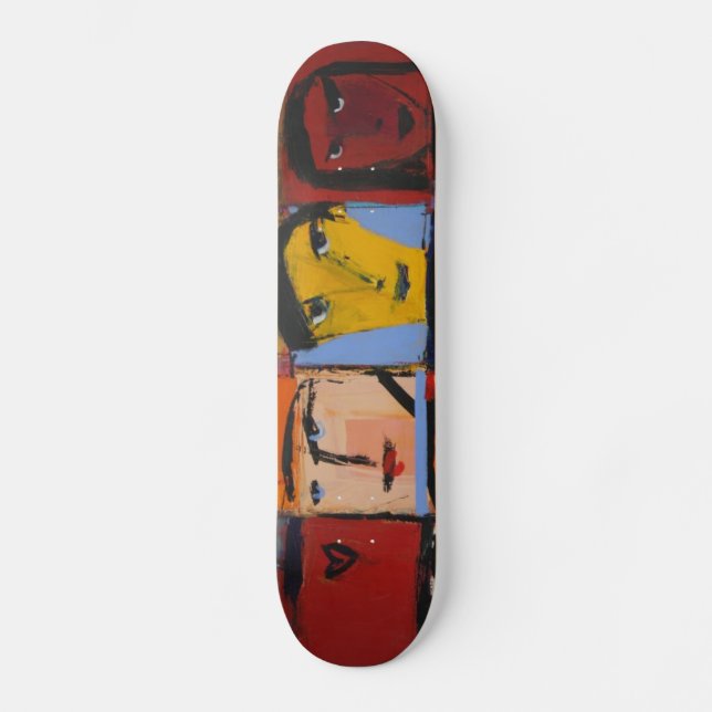Faces Skateboard Deck (Front)
