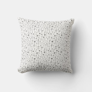 Faces throw pillow