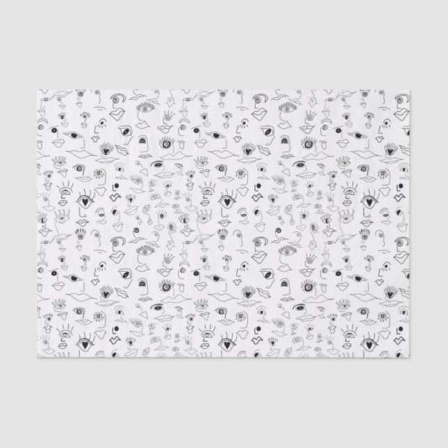 Faces Tissue Paper (Front)