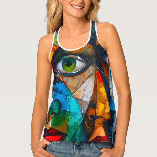 Faces we know tank top
