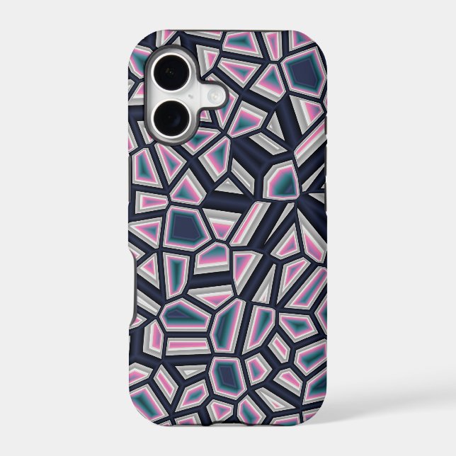 Faceted Abstract Iphone Case (Back)