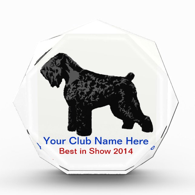Faceted Dog Show Award (Front)
