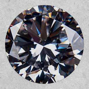 Faceted Elegant Diamond Gem Image Patch