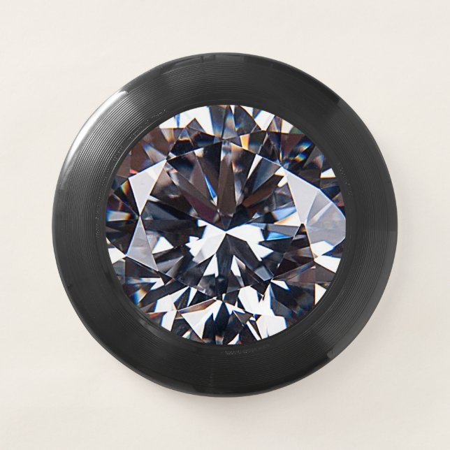 Faceted Elegant Diamond Gem Image Wham-O Frisbee (Front)