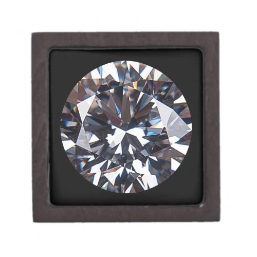 Faceted Elegant Diamond Image Gift Box