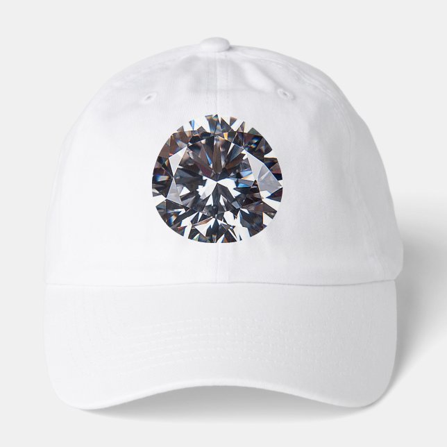 Faceted Elegant Diamond Image Hat (Front)