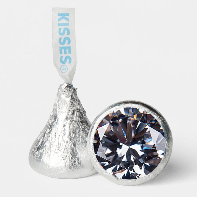 Faceted Elegant Diamond Image Hershey®'s Kisses® (Front)