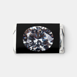 Faceted Elegant Diamond Image Hershey's Miniatures