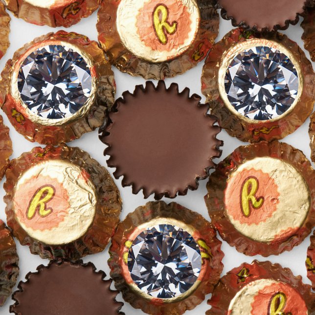 Faceted Elegant Diamond Image Reese's Peanut Butter Cups (Assorted)
