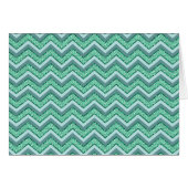 Faceted Emerald Chevron Pattern (Front Horizontal)