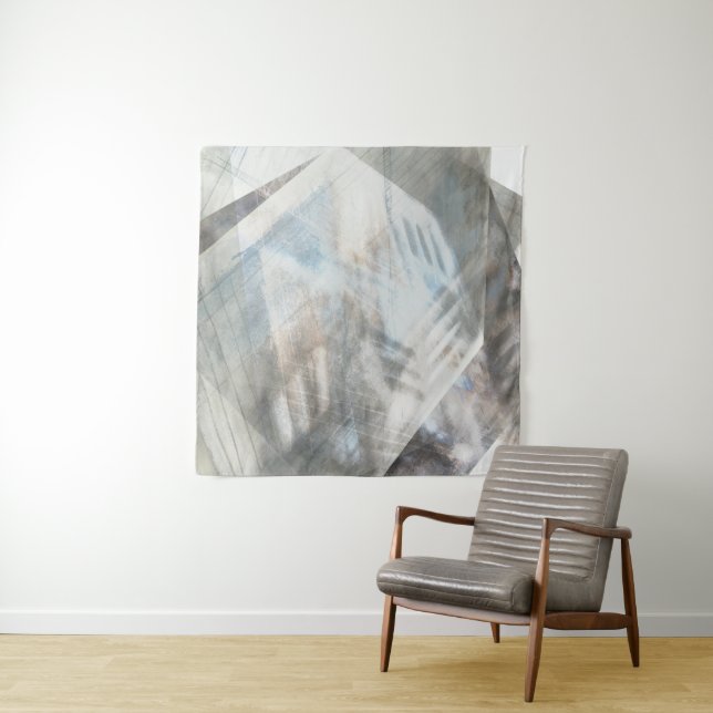 Faceted Illusion IV Tapestry (In Situ)