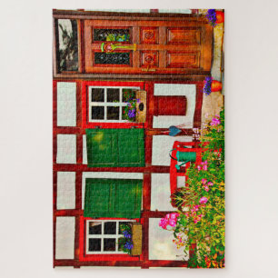 Fachwerkhaus House Germany. Jigsaw Puzzle