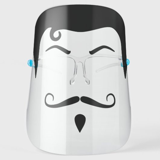 Facial Hair Face Shield (Front)