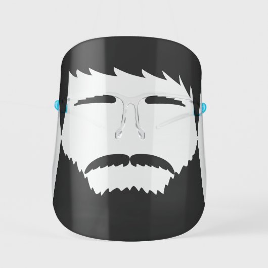 Facial Hair Face Shield (Front)