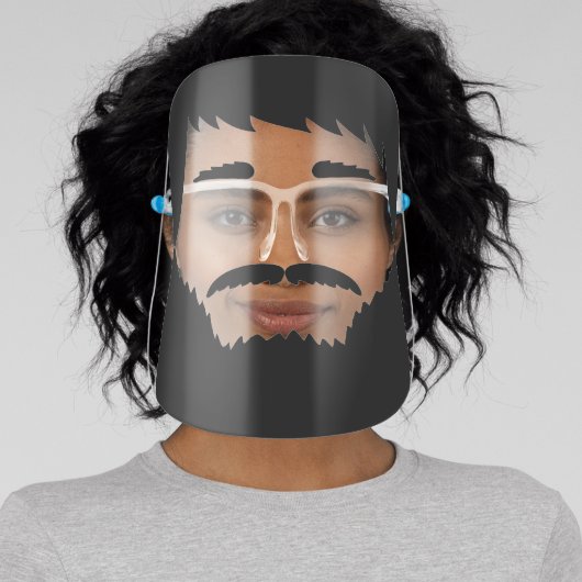Facial Hair Face Shield (Insitu)