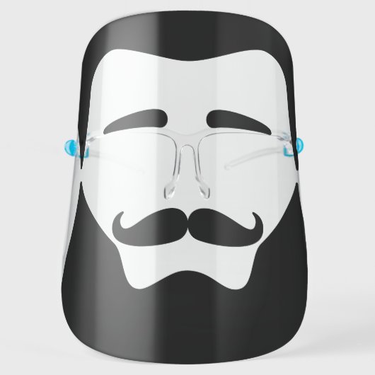 Facial Hair Face Shield (Front)