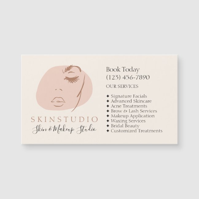 Facial Skincare Esthetician Beauty Magnet