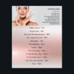 FACIAL TREATMENTS Beauty Salon 4.5"x5.6" Flyer<br><div class="desc">FACIAL TREATMENTS Beauty Salon Flyer</div>