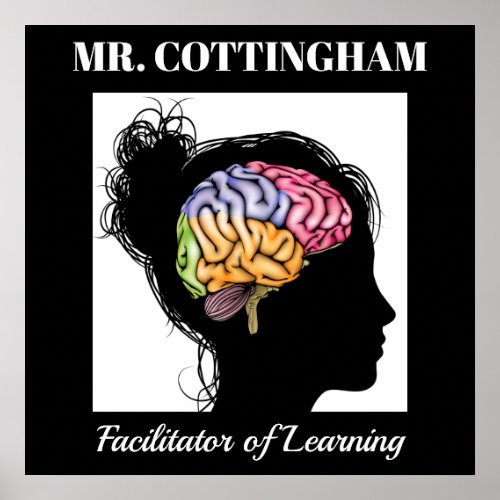 Facilitator of Learning  Brain Poster