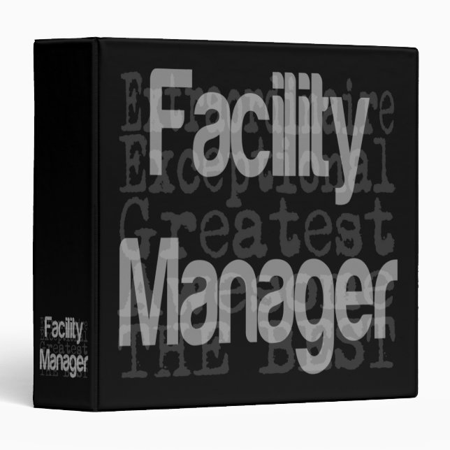 Facility Manager Extraordinaire CUSTOM 3 Ring Binder (Front/Spine)