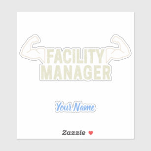 Facility Manager or Janitor and caretaker gift Sticker