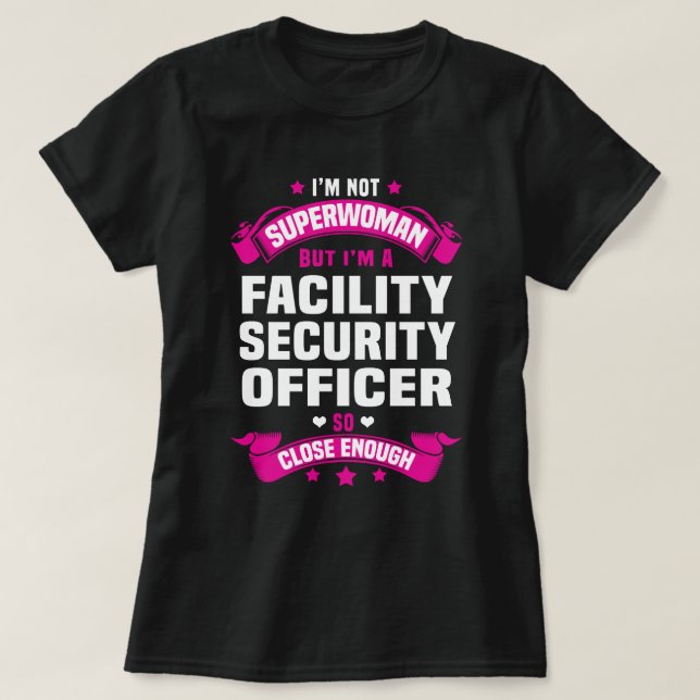 Facility Security Officer T-Shirt (Design Front)
