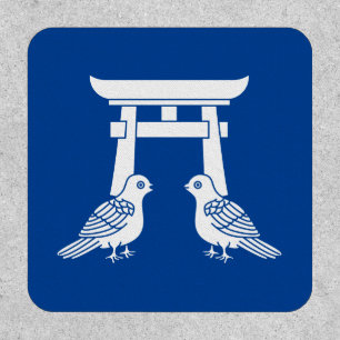 Facing doves and Torii Patch