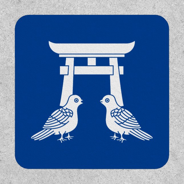 Facing doves and Torii Patch (Front)