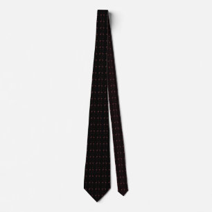 Facing Flamingos Tie