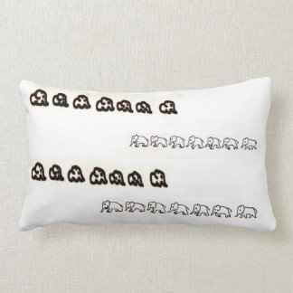 Facing Images Lumbar Pillow