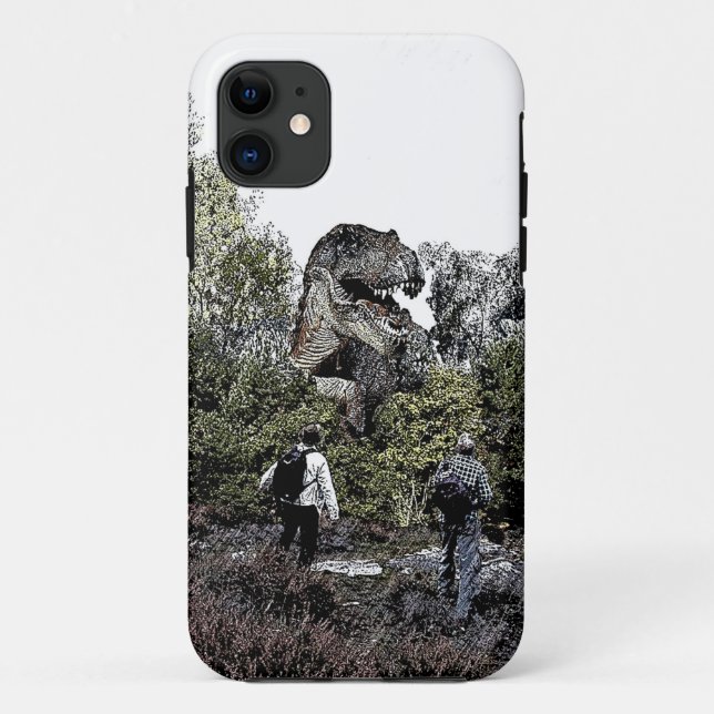 Facing off with the T-Rex Case-Mate iPhone Case (Back)