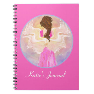 Facing The Sun Angel Art Custom Notebook