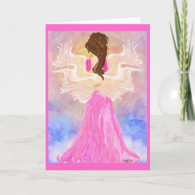 "Facing The Sun" Angel Card (Front)