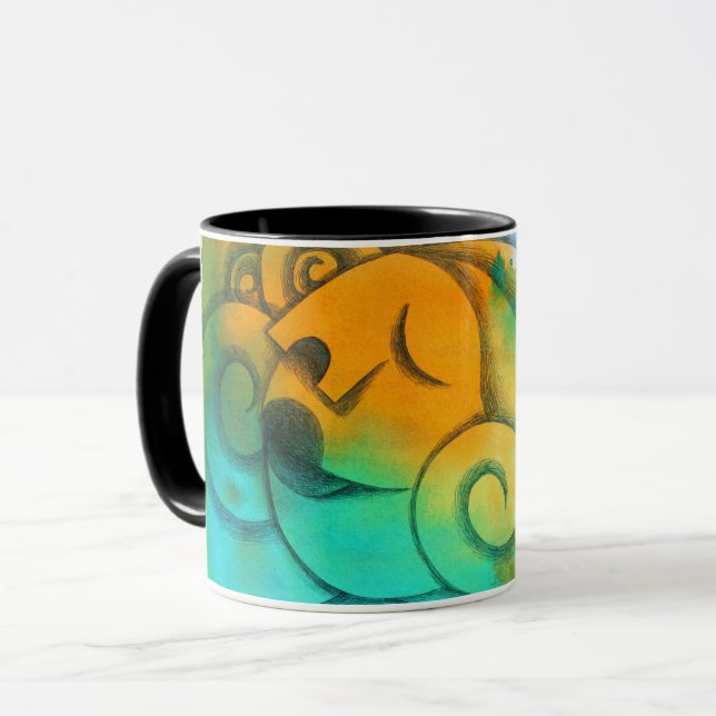 Facing the sun mug (Front Left)