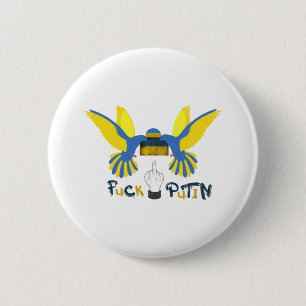 Fack putin ,Support Ukraine Classic Button