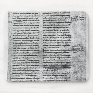 Facsimile copy mouse pad