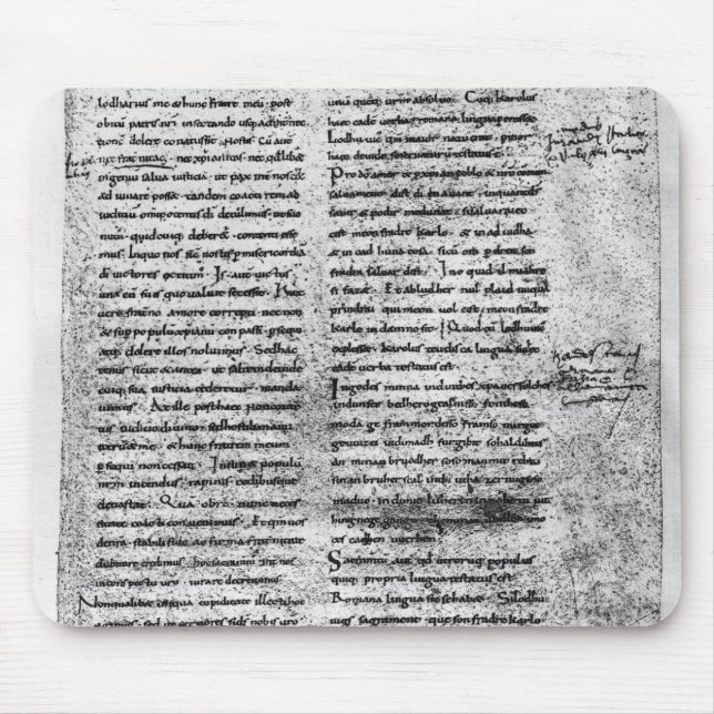 Facsimile copy mouse pad (Front)