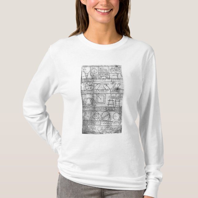 Facsimile copy of Geometrical figures T-Shirt (Front)