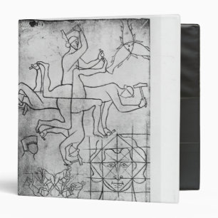 Facsimile copy of Ms Fr Studies of men 3 Ring Binder