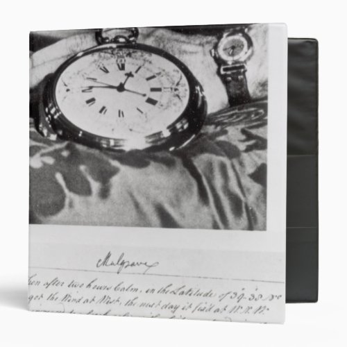 Facsimile of the Pocket Chronometer 3 Ring Binder